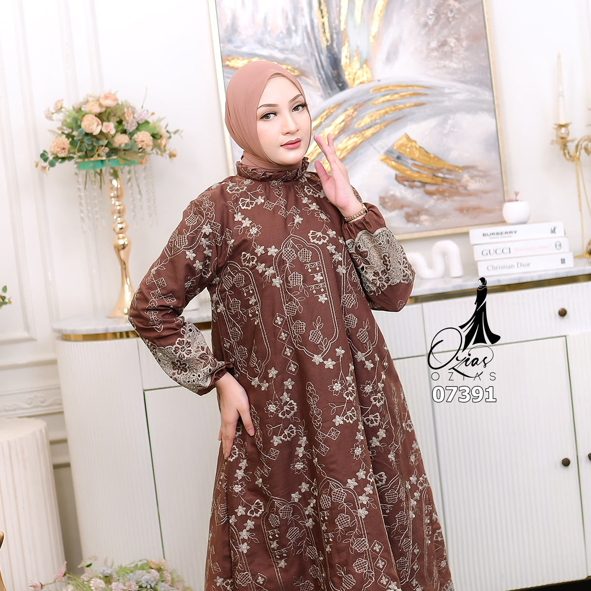 OZIAS GAMIS KATUN BORDIR KRANCANG 07391 LD 105
