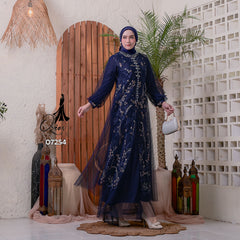 GAMIS OZIAS TILE 07254 LD 105 I Gamis Kondangan Wanita I Gamis Casual Formal