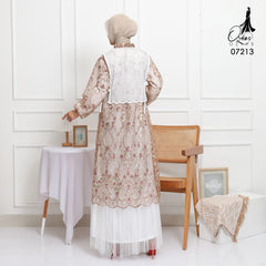 GAMIS OZIAS TILE 07213 LD 105 I Gamis Kondangan Wanita I Gamis Fashion Muslimah