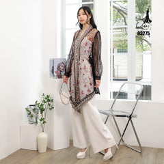VEST OUTER TILE OZIKO 03275 LD 105 I Outer Kondangan Wanita I Outer Fashion Casual