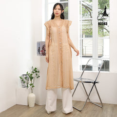VEST OUTER BROKAT OZIKO 03283 LD 105 | Outer Pesta Wisuda I Outer Kondangan Wanita