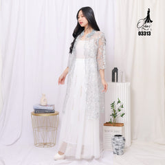 VEST OUTER TILE 03313 LD 105 I Outer Kondangan Wanita I Outer Casual Wisuda