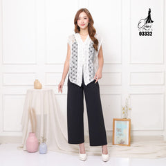 VEST OUTER OZIKO BROKAT BALIYA 03332 LD 105 I Outer Wanita Casual I Outer Formal Wisuda