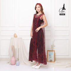 VEST OUTER TILE OZIKO HANA 03328 LD 105 I Outer Kondangan Wanita I Outer Fashion Casual