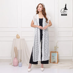 VEST OUTER BROKAT BALIYA 03334 LD 105 | Vest Outer Pesta | Outer Simple