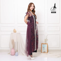 VEST OUTER TILE OZIKO 03338 LD 105 I Outer Kondangan Wanita I Outer Casual Remaja