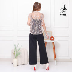 VEST OUTER TILE OZIKO 03326 LD 105 I Outer Kondangan Wanita I Outer Casual Formal