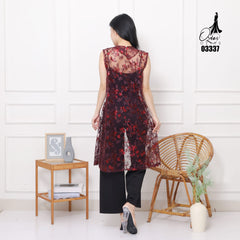 VEST OUTER TILE OZIKO 03337 LD 105 I Outer Kondangan Wanita I Outer Cantik Formal