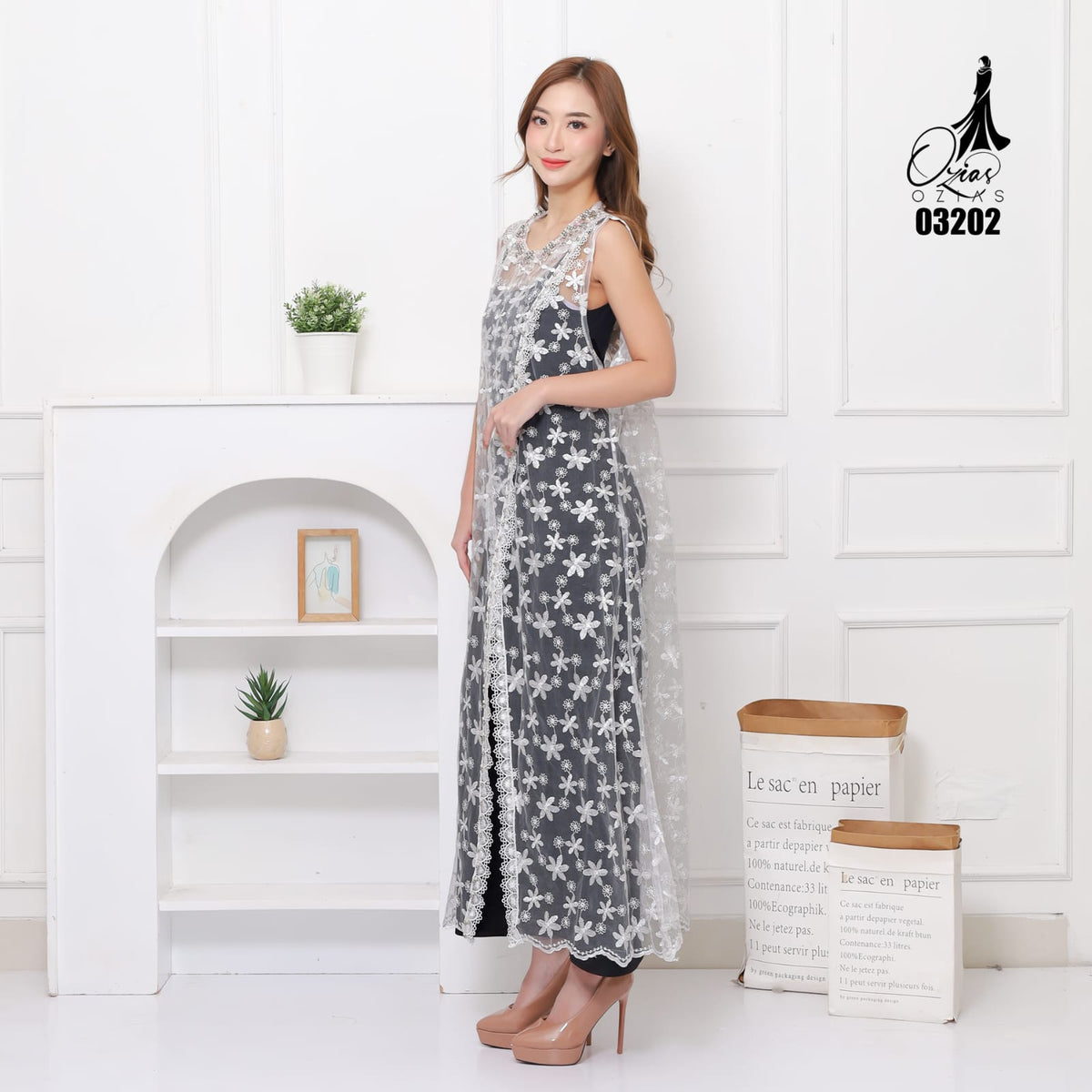 OUTER OZIKO TILE HANA 03202 LD 105 I Outer Tile Premium I Outer Kondangan