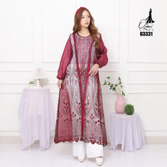 VEST OUTER TILE OZIKO 03331 LD 105 I Outer Kondangan Wanita I Outer Casual Remaja