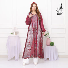 VEST OUTER TILE OZIKO 03331 LD 105 I Outer Kondangan Wanita I Outer Casual Remaja