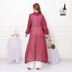 VEST OUTER TILE OZIKO 03331 LD 105 I Outer Kondangan Wanita I Outer Casual Remaja