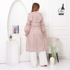 VEST OUTER BROKAT OZIKO 03347 LD 105 I Outer Kondangan Wanita I Outer Casual Remaja