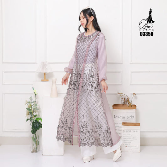 OUTER OZIKO TILE ORGANZA 03350 LD 105 I Outer Tile Premium I Outer Pesta Mewah