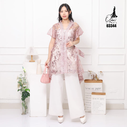 VEST OUTER TILE OZIKO 03344 LD 105 | Outer Pesta Mewah | Outer Tile Wisuda