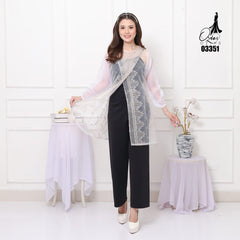 VEST OUTER OZIKO TILE 03351 LD 105 I Outer Kondangan Wanita I Outer Casual Cantik