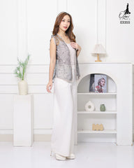 VEST OUTER OZIKO TILE 03355 LD 105 I Outer Kondangan Wanita I Outer Casual Remaja