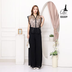 VEST OUTER TILE OZIKO 03359 LD 105 I Outer Kondangan Wanita I Outer Casual Remaja