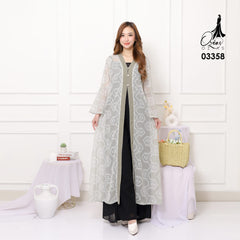 VEST OUTER TILE 03358 LD 105 I Outer Kondangan Wanita I Outer Casual Remaja