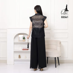 VEST OUTER BROKAT ARGYLIE  03361 LD 105 I Outer Kondangan Wanita I Outer Casual Remaja