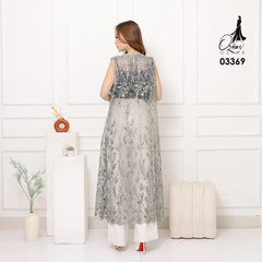 VEST OUTER TILE HANA 03369 LD 105 I Outer Kondangan Wanita I Outer Casual