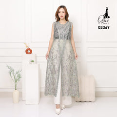 VEST OUTER TILE HANA 03369 LD 105 I Outer Kondangan Wanita I Outer Casual