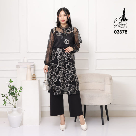 VEST OUTER OZIKO TILE 03378 LD 105 I Outer Kondangan Wanita I Outer Fashion Remaja