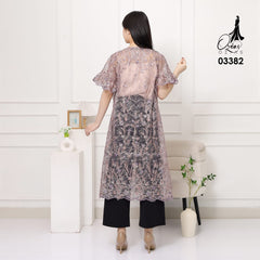 VEST OUTER TILE OZIKO CHANTILY 03382 LD 105 I Outer Kondangan Wanita I Outer Casual Remaja