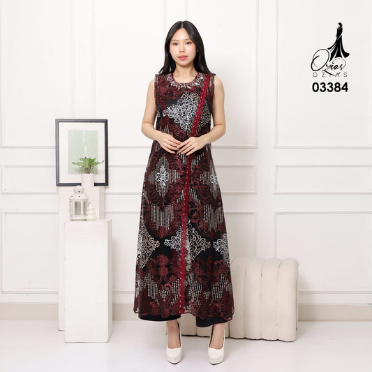 VEST OUTER TILE HANA OZIKO 03384 LD 105 I Outer Kondangan Wanita I Outer Casual Formal