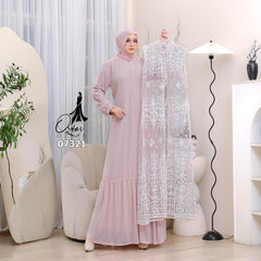Ozias GAMIS OZIAS TILE 07321 LD 105 I Gamis Kondangan Wanita Fashion Casual Busui dengan Desain Elegan dan Nyaman