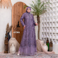 GAMIS OZIAS TILE 07301 LD 105 I Gamis Kondangan Wanita I Gamis Casual Lebaran