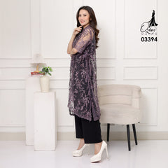 Oziko Vest Outer Tie Garden 03394 LD 105  I Outer Kondangan Wanita Lebaran I Outer Casual Remaja