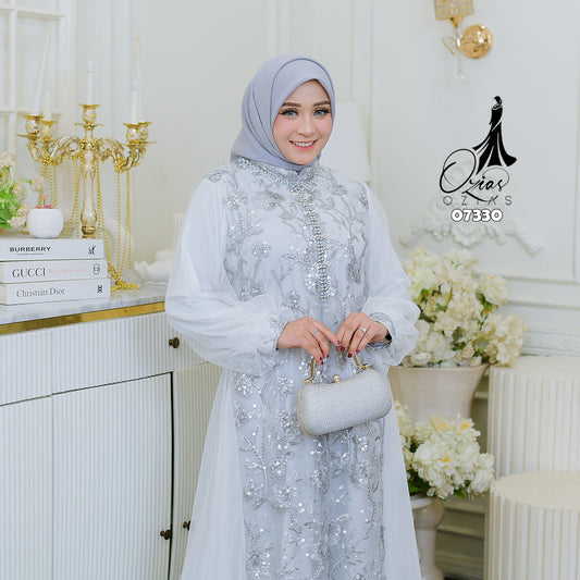 GAMIS OZIAS TILE 07330 LD 105 I Gamis Lebaran Casual I Gamis Fashion Remaja