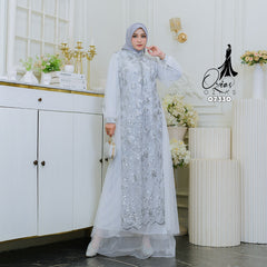 GAMIS OZIAS TILE 07330 LD 105 I Gamis Lebaran Casual I Gamis Fashion Remaja