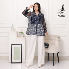 VEST OUTER TILE OZIKO 03390 LD 105 I Vest Outer Casual I Vest Kondangan Wanita