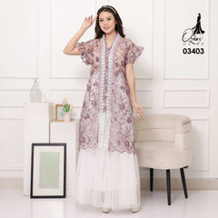 VEST OUTER TILE OZIKO 03403 LD 105 I Outer Kondangan Casual I Outer Vest Luaran