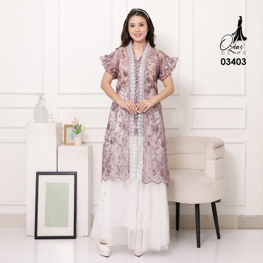 VEST OUTER TILE OZIKO 03403 LD 105 I Outer Kondangan Casual I Outer Vest Luaran