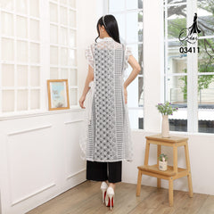 VEST OUTER BROKAT OZIKO 03411 LD 105 I Vest Outer Kondangan I Vest Casual Remaja