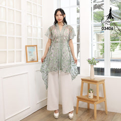 VEST OUTER TILE OZIKO 03406 LD 105 I Vest Outer Casual I Vest Tile Kondangan