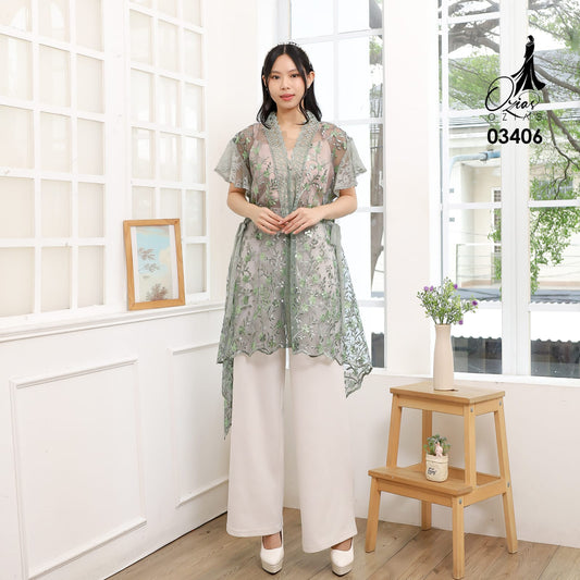 VEST OUTER TILE OZIKO 03406 LD 105 I Vest Outer Casual I Vest Tile Kondangan