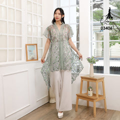 VEST OUTER TILE OZIKO 03406 LD 105 I Vest Outer Casual I Vest Tile Kondangan