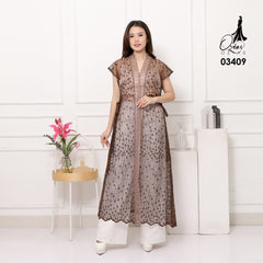 OZIKO Vest Outer Tile 03409 LD 105 | Outer Kondangan Casual I Outer Fashion Wisuda