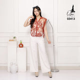 VEST OUTER TILE OZIKO 03413 LD 105 I Outer Kondangan Wanita I Outer Casual Fashion