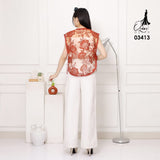 VEST OUTER TILE OZIKO 03413 LD 105 I Outer Kondangan Wanita I Outer Casual Fashion
