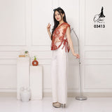 VEST OUTER TILE OZIKO 03413 LD 105 I Outer Kondangan Wanita I Outer Casual Fashion