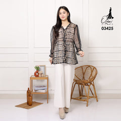 VEST OUTER TILE OZIKO 03425 LD 105 | Vest Outer Kondangan Lebaran | Outer Casual Remaja.