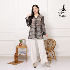 VEST OUTER TILE OZIKO 03425 LD 105 | Vest Outer Kondangan Lebaran | Outer Casual Remaja.