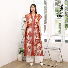 VEST OUTER TILE OZIKO 03420 LD 105 I Vest Outer Remaja I Vest Casual Wanita