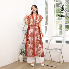 VEST OUTER TILE OZIKO 03420 LD 105 I Vest Outer Remaja I Vest Casual Wanita