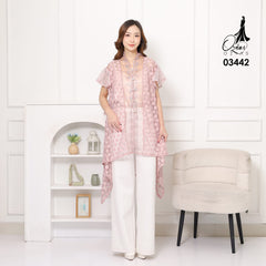 VEST OUTER TILE OZIKO 03442 LD 105 I Vest Kondangan Wanita I Vest Casual Remaja